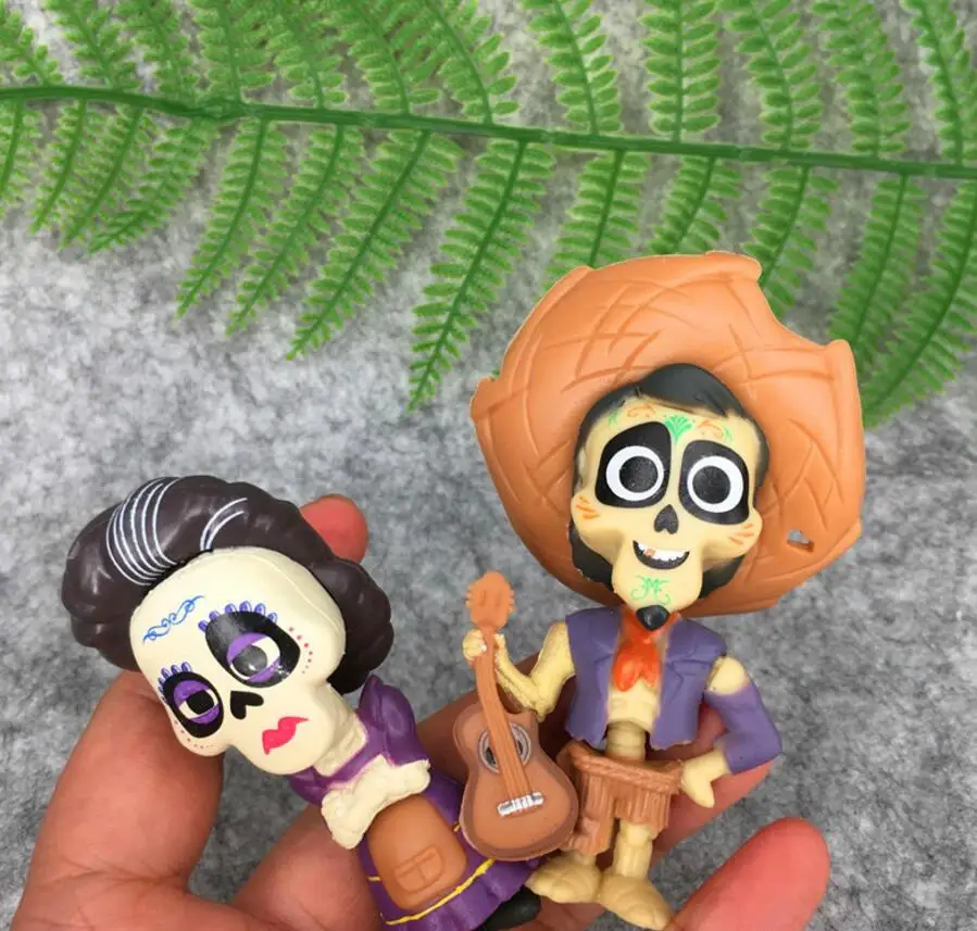 8 шт./лот персонажи из фильма Coco Pixar Мигель риверас фигурки игрушки коллекционеров