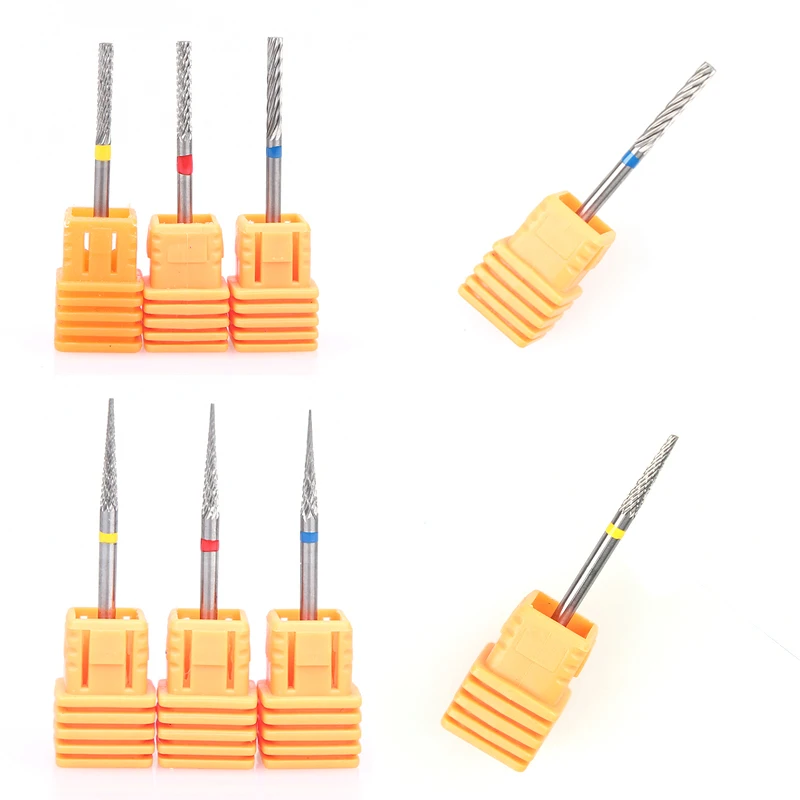 

2 шт./лот сверло для ногтей, запасные части, различные карбидные сверла для ногтей, электрическая дрель для маникюра