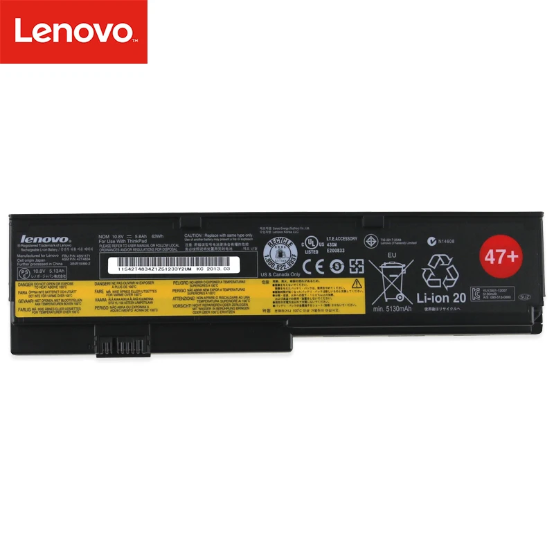 Оригинальный сменный аккумулятор lenovo для ноутбука Lenovo ThinkPad X200 X200S X201 X201S X201I 45N1171