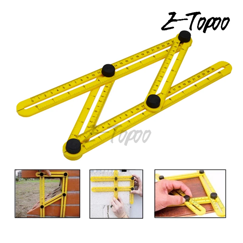 New arrive High quality 100-250MM multi-function fold ruler Fold angele Angleizer Template Tool | Инструменты