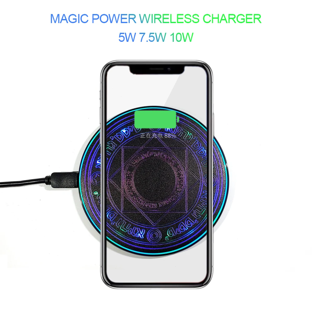 VITOG беспроводное быстрое зарядное устройство для быстрой зарядки QI iPhone X/XS Max XR 8 Plus