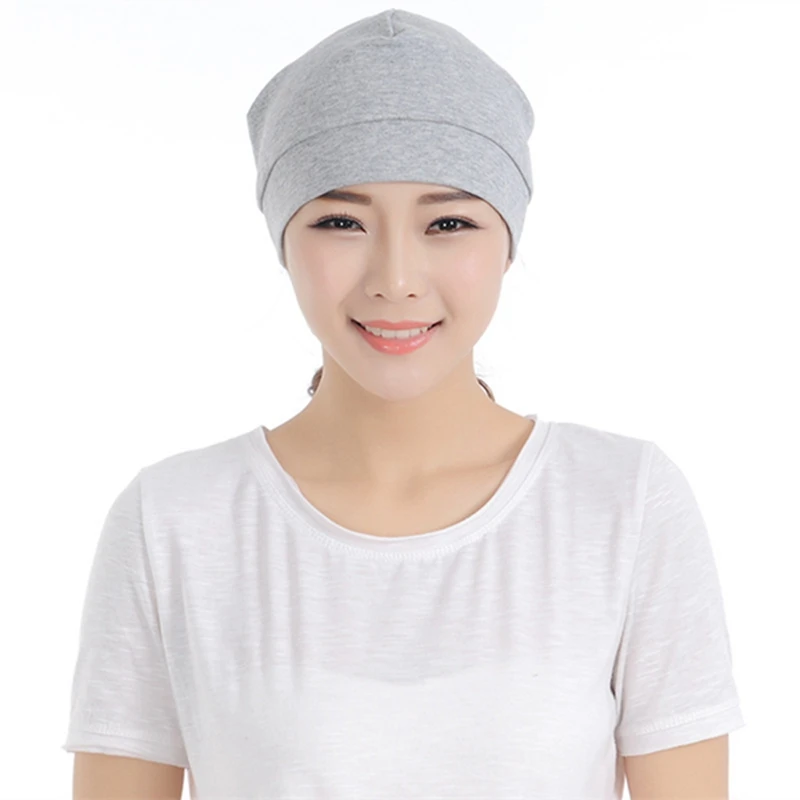 1 шт. Женские Дышащие шляпы для химиотерапии для мужчин Skullies& Beanies унисекс от рака выпадения волос спальные шапки DAJ9370