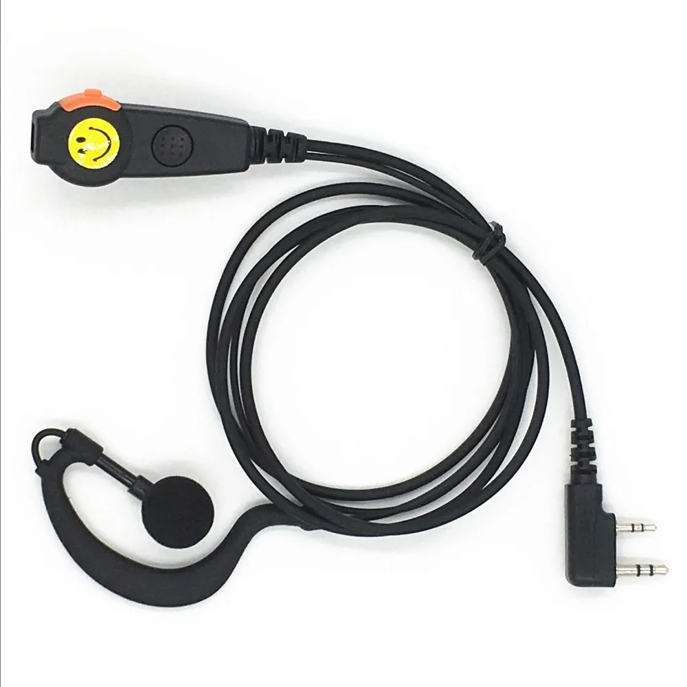 Новое поступление двойной PTT улыбка микрофона Динамик гарнитуры для CB радио иди и