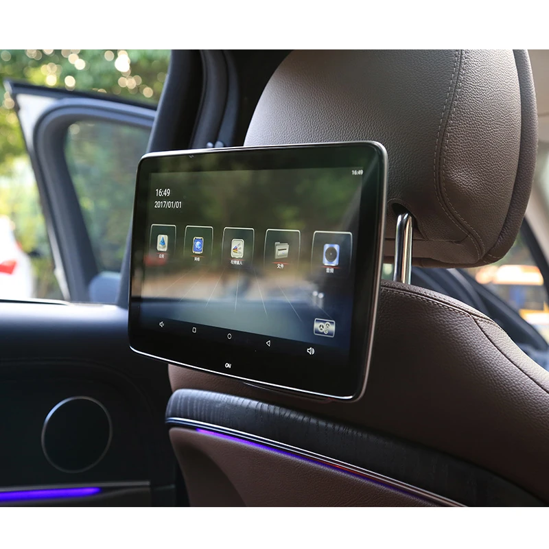 8-ядерный HD Android 8,1 подголовник автомобиля монитор WI-FI автомобильный DVD видео плеер Bluetooth заднего сиденья Развлечения Системы для Mercedes Benz