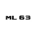 Матовая черная Автомобильная наклейка ML 63 для багажника, буквы заднего вида, эмблема, наклейка для Mercedes Benz ML Class ML63 AMG