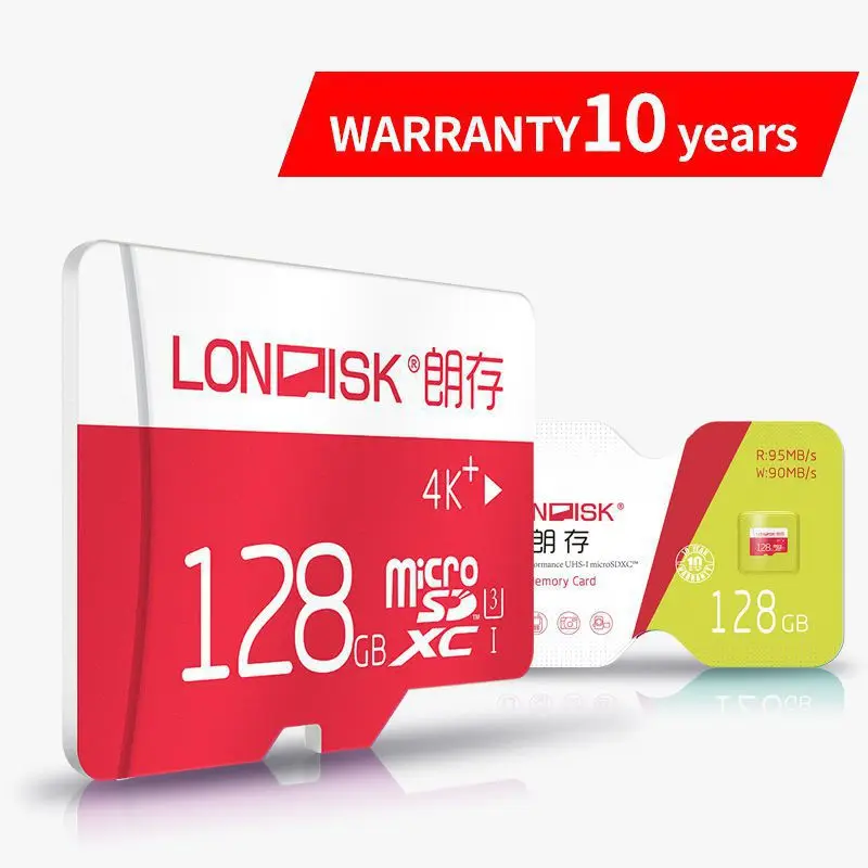 Londisk Новое поступление карты памяти 16 ГБ 32 64 Гб 128 флэш SDXC Micro TF карта 16/32/64/128 UHS 3 для