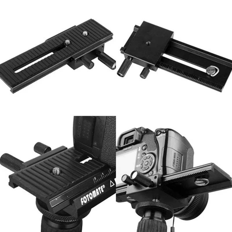 NEW High Quality 2 Way FOTOMATE LP-01 Macro Focusing Rail Slider For Can&ampn Nik&ampn S&ampny Pentax DSLR 1/4&quot Screw Movable |