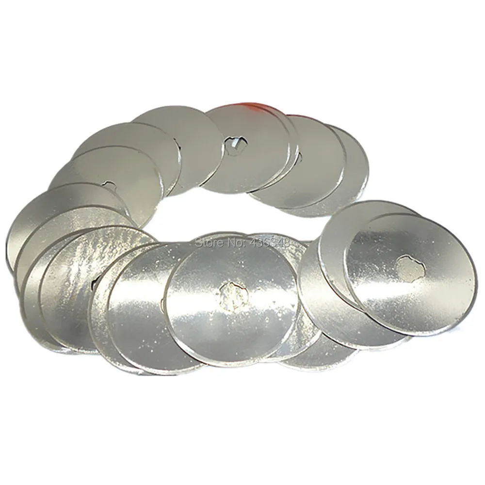 20 шт. 45 мм Вращающийся резак для шитья стеганый вращающийся с запасным лезвием