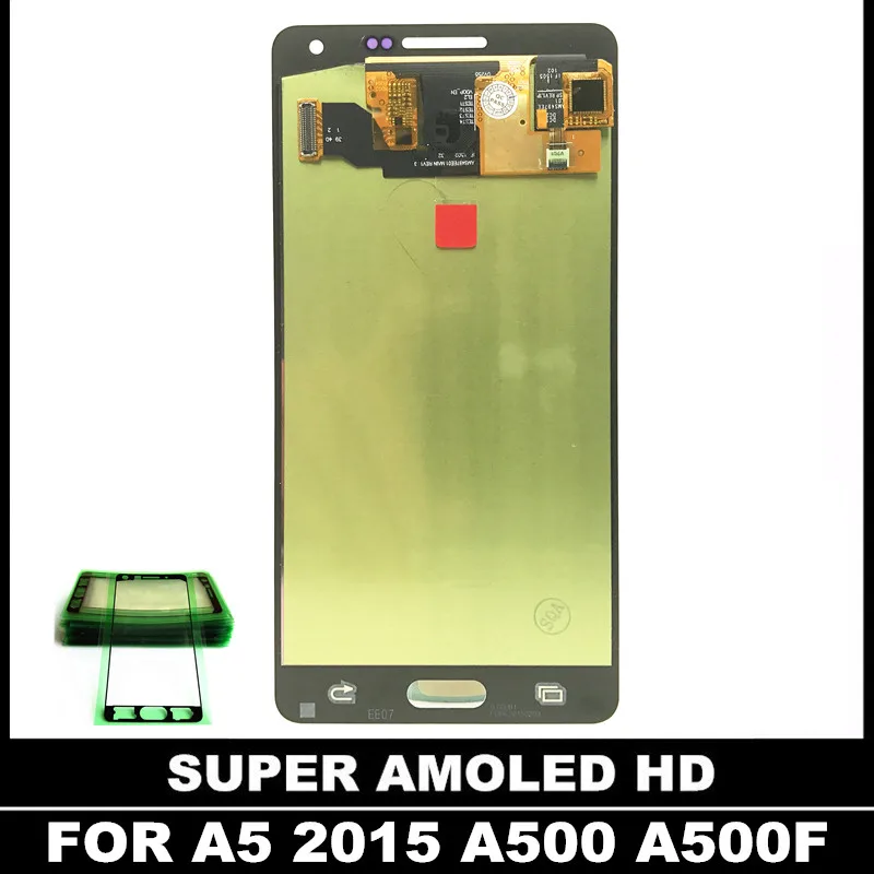 Для Samsung Galaxy A5 2015 A500 A5000 A500H A500F A500M A500Y супер AMOLED ЖК дисплей сенсорный дигитайзер
