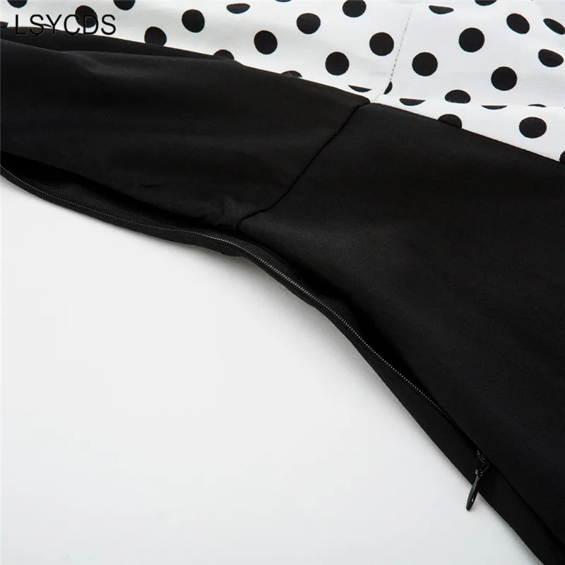 LSYCDS Women Summer Sexy Sleeveless Party Dresses 50s 60s Retro Style Ladies Rockabilly Swing Patchwork Vintage Dress Robe Femme | Женская