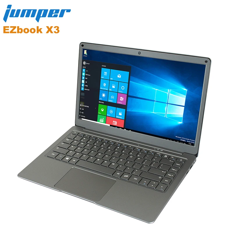 Джемпер EZbook X3 Ноутбук 13 3 ''Windows 10 Домашняя версия Intel Apollo Lake N3350 4 ядра 6 ГБ + 64 Гб
