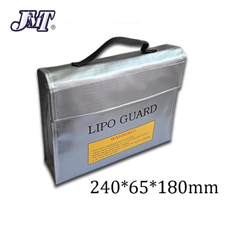 JMT High Quality Fireproof Explosionproof RC LiPo Battery Safety Bag Safe Guard Charge Sack 240*65*180MM |