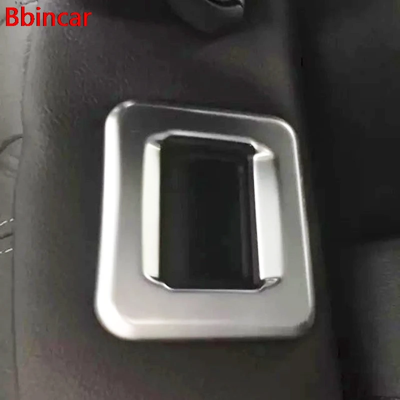 

Bbincar Car Auto Sedan Cover Styling ABS Chrome For PEUGEOT 308 2014 2015 2016 Rear Seat Adjustment Swtich Button Knob Trim 2Pcs