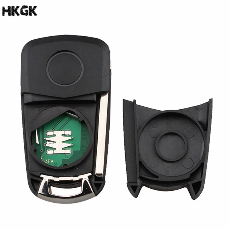 Дистанционный ключ брелок 2 кнопки 433 МГц PCF7946 чип для Vauxhall Opel Astra H Zafira B 2005-2010 пульт дистанционного управления