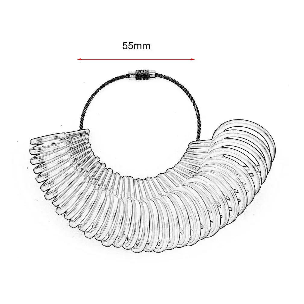 

UK Size A to Z Finger Ring Sizer Measurement Tool Ring Gauge Ring Jewelry Tool Easy to Use