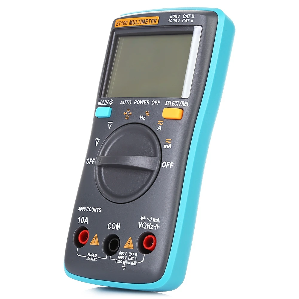 Новое поступление ZT100 Автоматический диапазон цифровой мультиметр