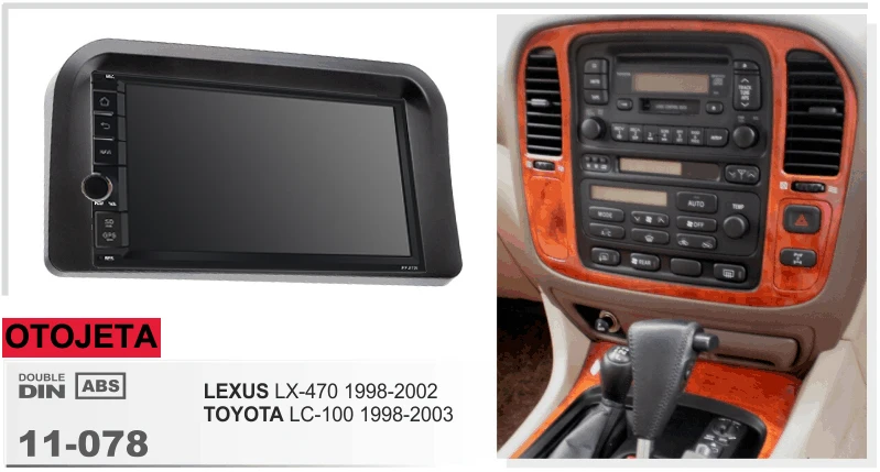 Автомагнитола с рамкой Android 9,1 Авторадио gps плеер для Toyota LC-100 LEXUS LX-470 1998-2002 мультимедийный рекордер стерео устройство