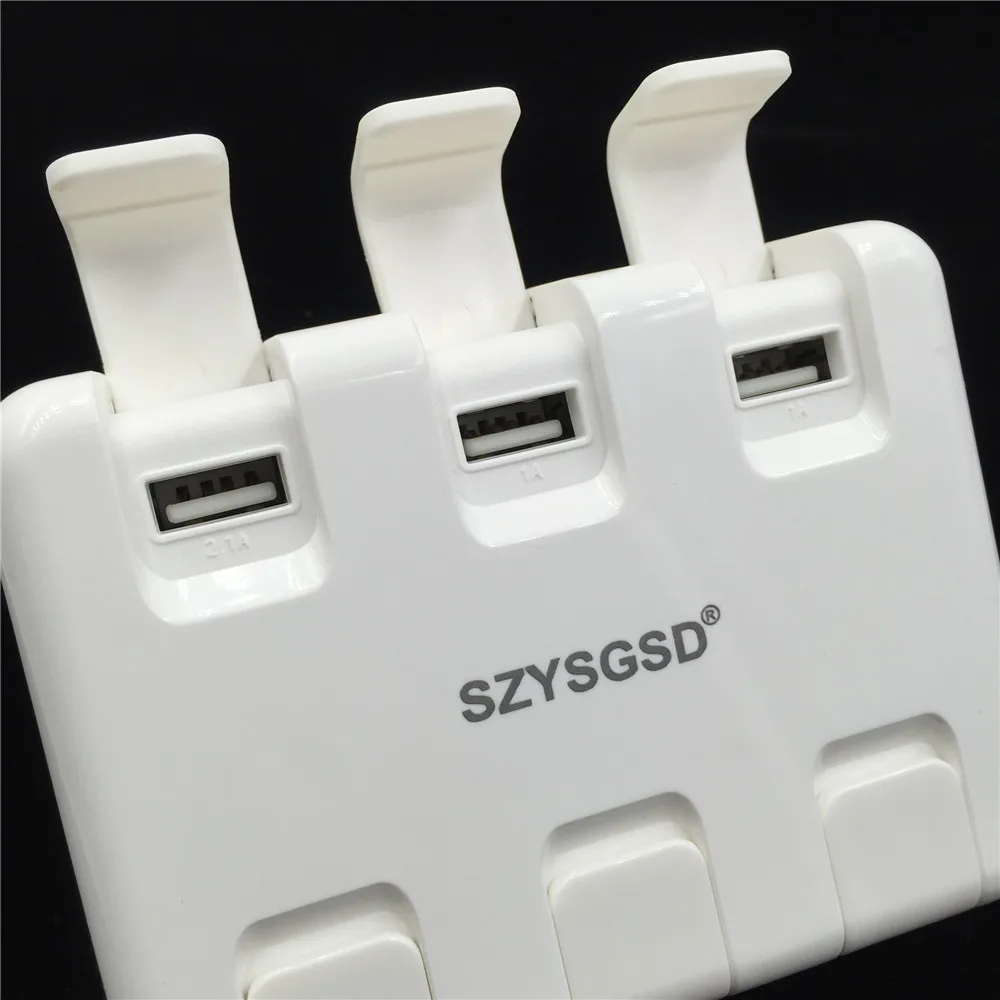SZYSGSD держатель телефона 6 портов USB портативное зарядное устройство для iPhone XS XR 8