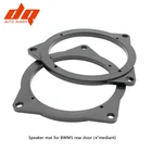 2 шт. 4-дюймовая Автомобильная опора для задней двери, монтажный кронштейн, разделительный кольцевой адаптер, пластины для BMW3 5, высококачественный автомобильный Стайлинг, рожковый коврик