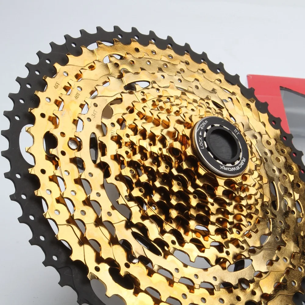 Кассета MTB 12 Скоростей Черное золото S 11-52T широкое соотношение свободное колесо