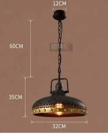 Koop Amerikaanse Cafe Bar Kleding Winkel Hanger Lamp Ijzer Bar Loft Industriële Wind Retro Nostalgische Industriële Hanglampen Ya72829