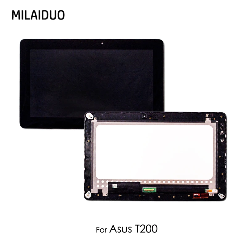 LCD Display Tablet For ASUS Transformer Book T200 T200TA Touch Panel Screen Digitizer Glass Assembly Black with Frame 11.6&quot | Мобильные