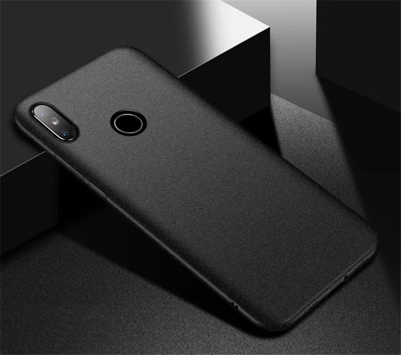Роскошный тонкий чехол для телефона Xiaomi Redmi Note5 Pro 6 6A чехол s Жесткий PC пластик песчаник матовая задняя крышка для Redmi S2 Y2 6A 6 Pro