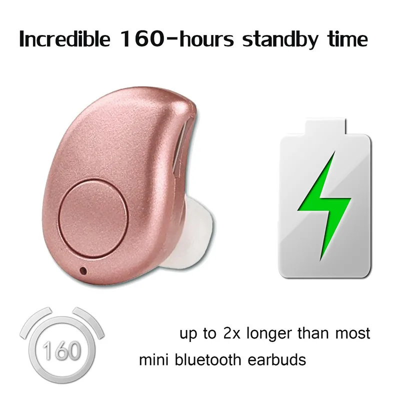 Мини s530 S530 Плюс Наушники Микро Наушник Маленький Bluetooth Микрофон Спорт Музыка