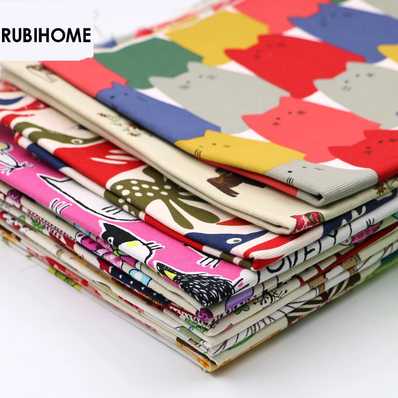 Рубиом (50х150см/штука) Распечатанный дизайн хлопчатобумажной ткани для самостоятельного шитья пэчворк подушка шторы материал для домашнего декора ткань.