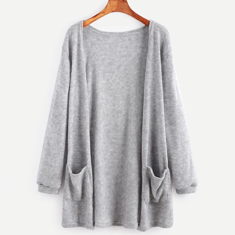 Женский кардиган свободная куртка Изготовленная с применением техники Открытый