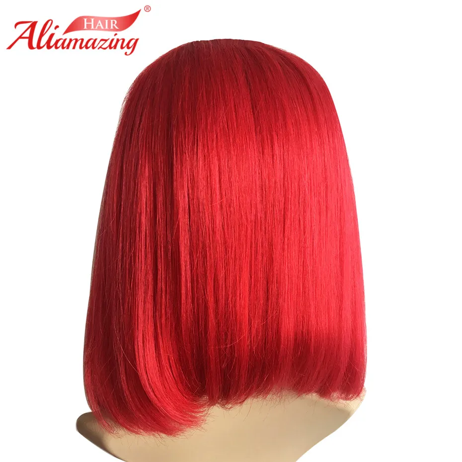 Ali изумительные волосы на сетке передние человеческие короткие боб парики для
