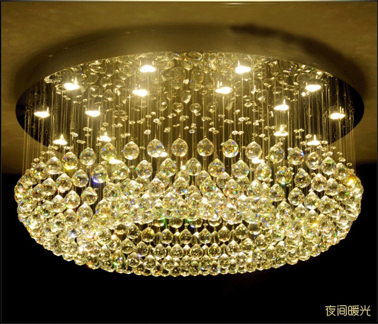 Светодиодный потолочный светильник с кристаллами для гостиной 40 см|light living|led