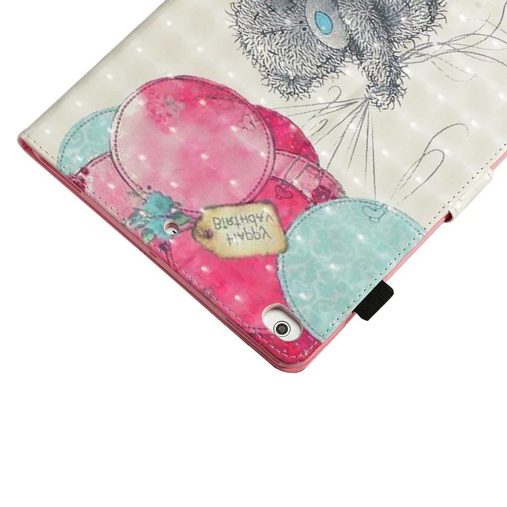 Шар Медведь Pattern PU и ПК с карт памяти чехол для iPad 9,7 дюйма воздуха 12 Pro 9,7 10,5 Mini 1234 iPad 234
