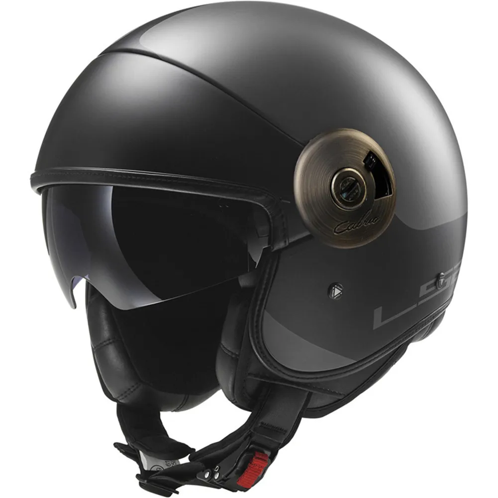 LS2 стекловолокна OF597 Cabrio через мотоциклетные шлем мопедов КАСКО Moto Винтаж Capacetes де