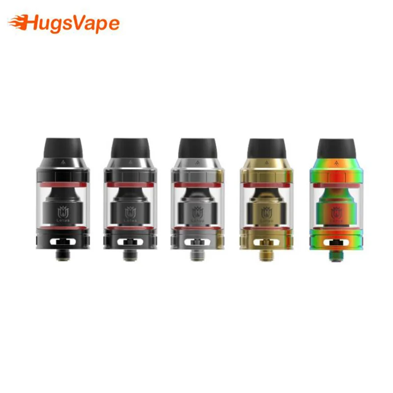 Оригинальный Hugsvape Lotus RTA Восстановленный бак 24 мм 2 мл/5 мл емкость с дерленовый