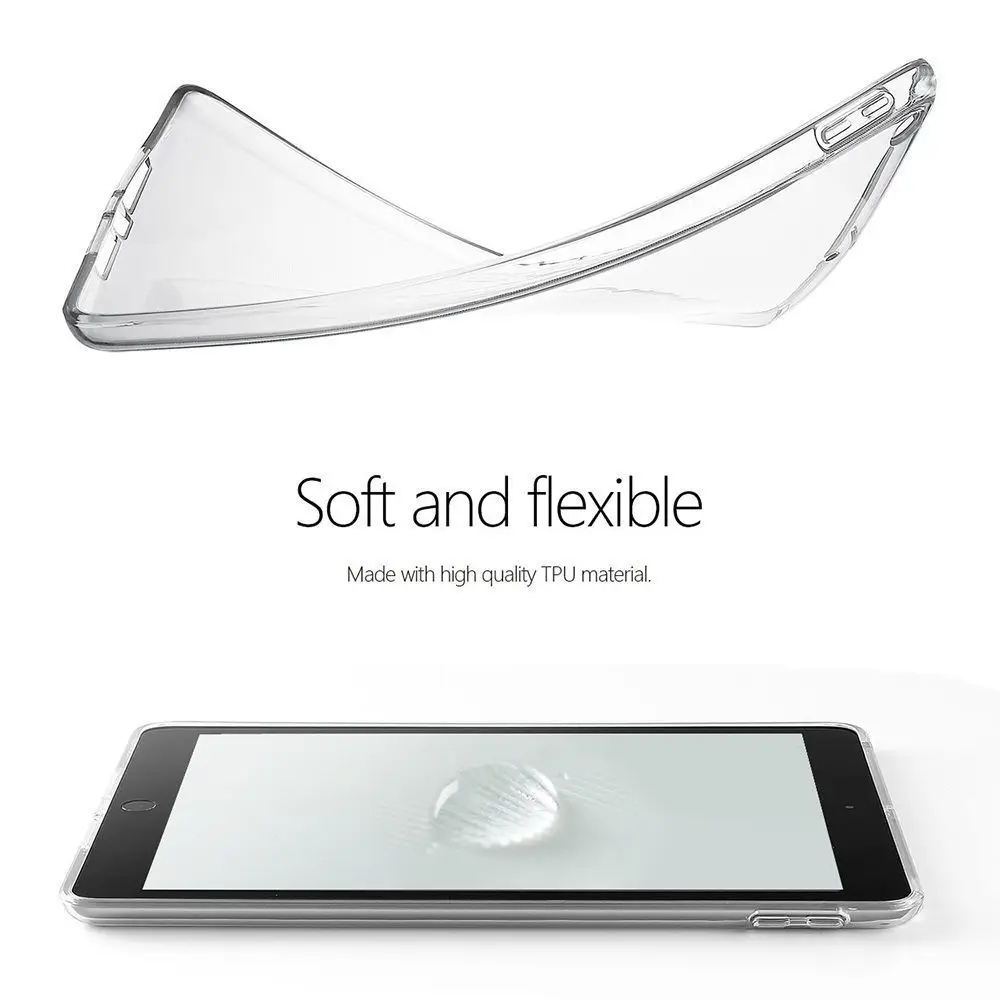 Новый чехол для iPad 2 3 4 5 6 Air Mini 1 прозрачный мягкая задняя крышка из ТПУ планшета 9 7