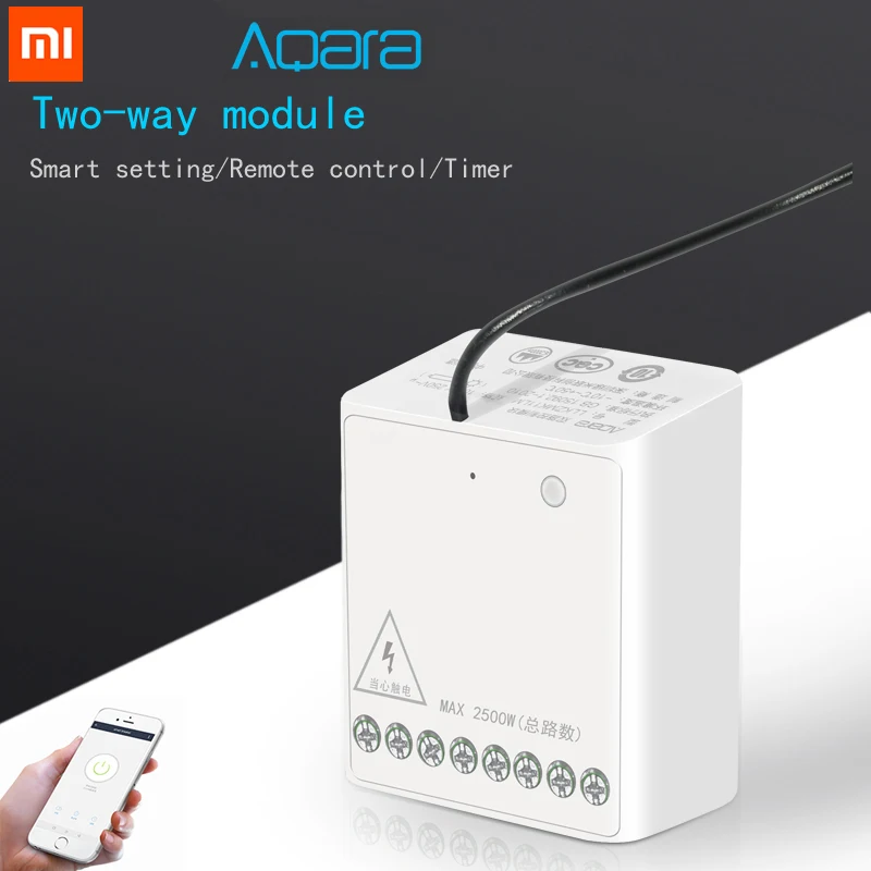 Xiaomi Mijia Aqara Eigenstone релейный двухсторонний модуль управления беспроводной