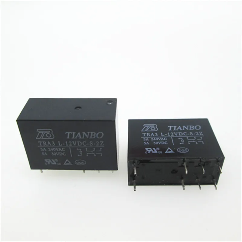 12V реле TRA3 L-12VDC-S-2Z TRA3L-12VDC-S-2Z TRA3-L-12VDC-S-2Z TRA3-L-12VDC TRA3 L-12VDC DC12V 12VDC 12V 5A 240VAC 8PIN