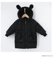 kids coats with fur parkas hooded children winter jackets for boy warm thick down cotton clothes enfant outerwear baby overcoat
