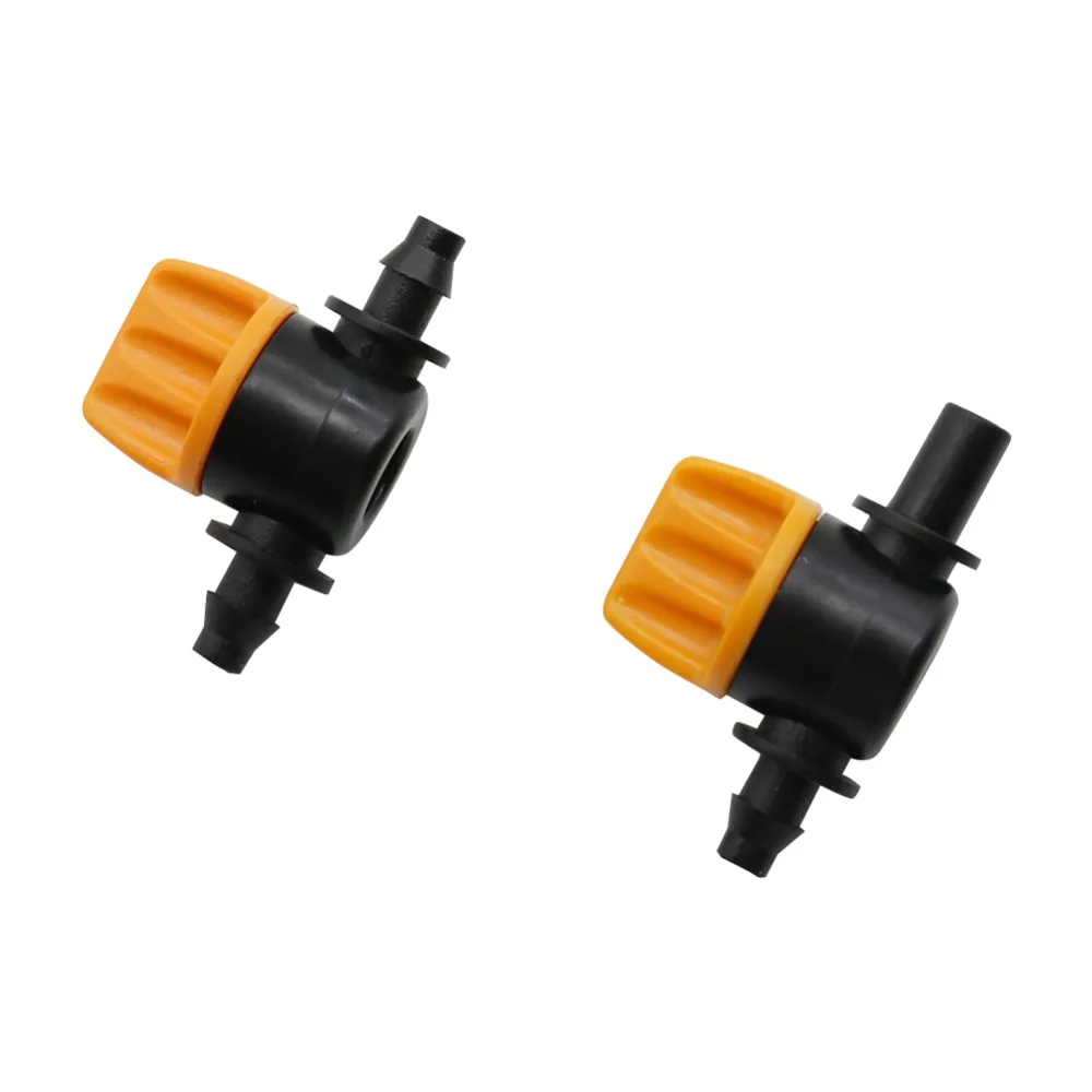 Мини клапан для орошения 4 мм 6 шт.|Соединители садового водопровода| |