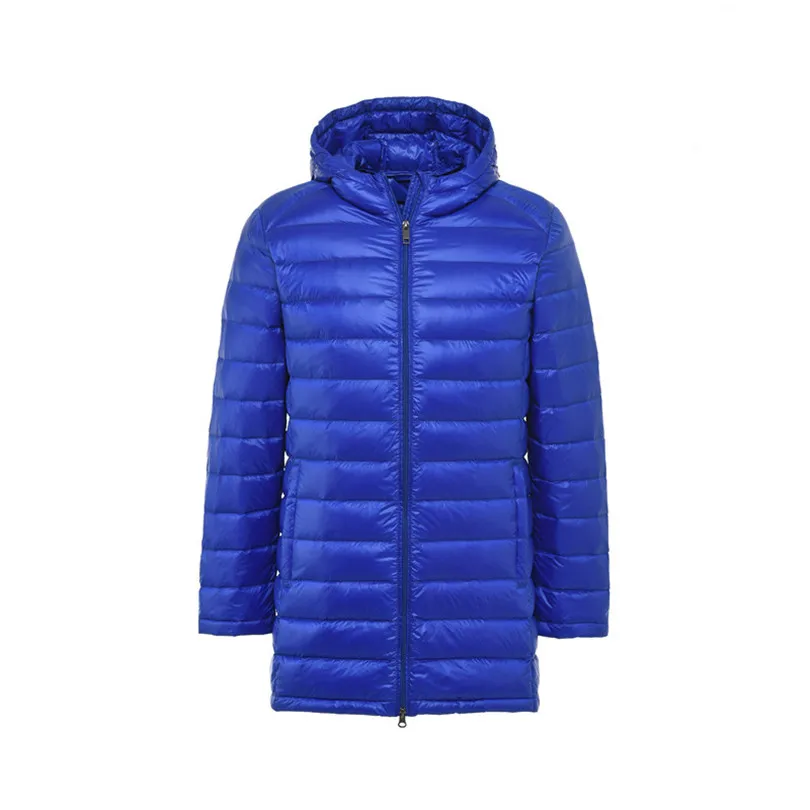 Осенне зимнее мужское пуховое пальто с капюшоном светильник Кая куртка на белом