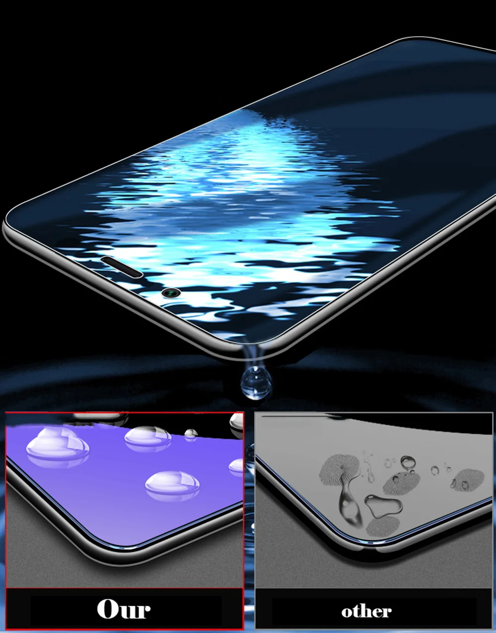 Полное стекло для xiaomi redmi 7a закаленное стекло полное покрытие Стекло 9H Премиум Защита экрана для xiaomi redmi 7a стекло