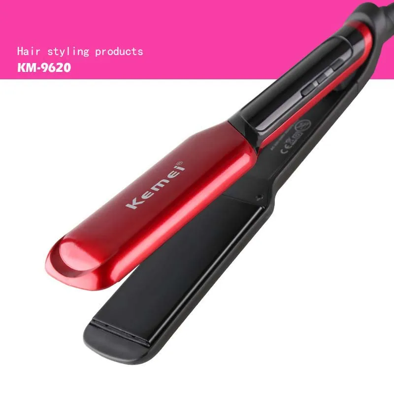 Kemei KM-9620 температура выпрямитель для волос прямые волосы шина жидкий кристалл