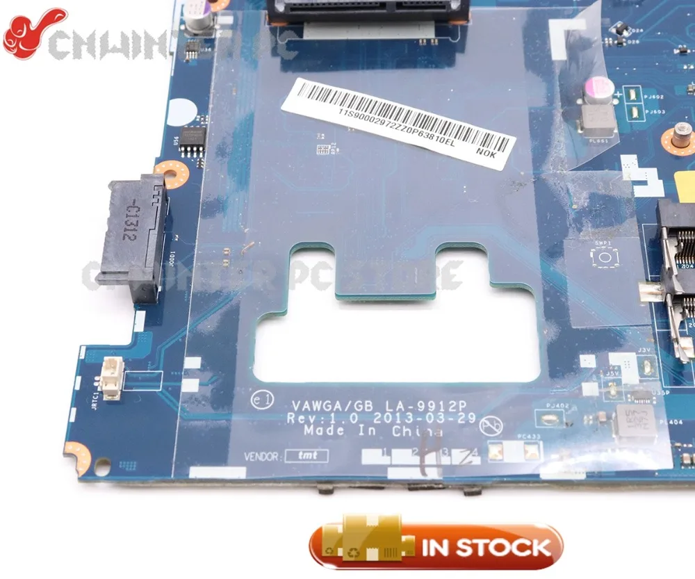 NOKOTION LA 9912P REV 1 0 основная плата для Lenovo ideapad g405 g400 материнская ноутбука DDR3 с