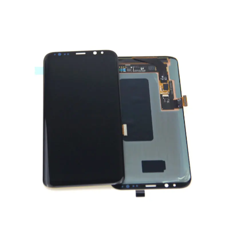 Black AMOLED S8 PLUS lcd для SAMSUNG Galaxy S8PLUS G955 G955F G955fd lcd сенсорный дигитайзер с тенью запасные части - Цвет: Black
