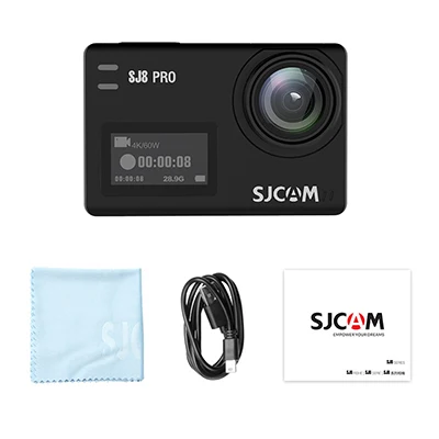 SJCAM SJ8 PRO Экшн-камера 4 K/60FPS WiFi Спортивная Экшн-камера 2," сенсорный экран 170 широкоугольная EIS 8X Водонепроницаемая камера - Цвет: Option 1