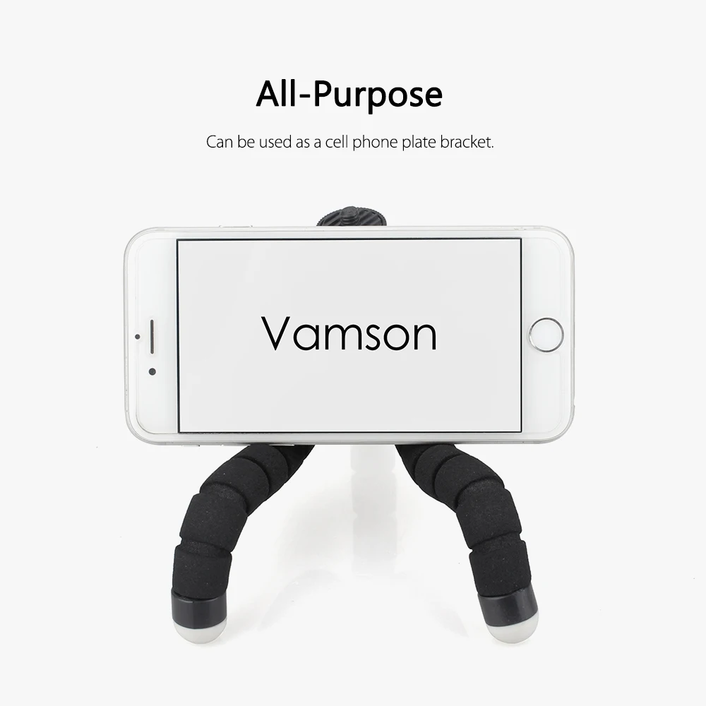 Vamson Gorillapod Осьминог штатив для xiaomi yi 4 k yi lite для dji osmo Карманный для gopro hero 7 6 5 4 session для iphone VP414E