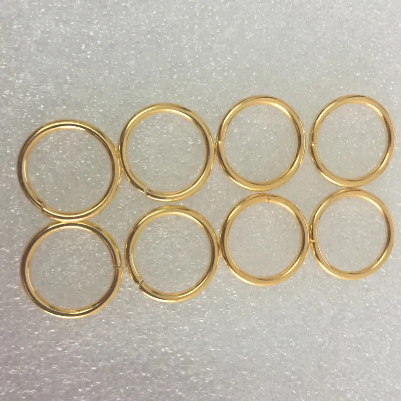 50 шт. 15 мм Золотые круглые кольца из кожи|ring o|ring of oring ring |