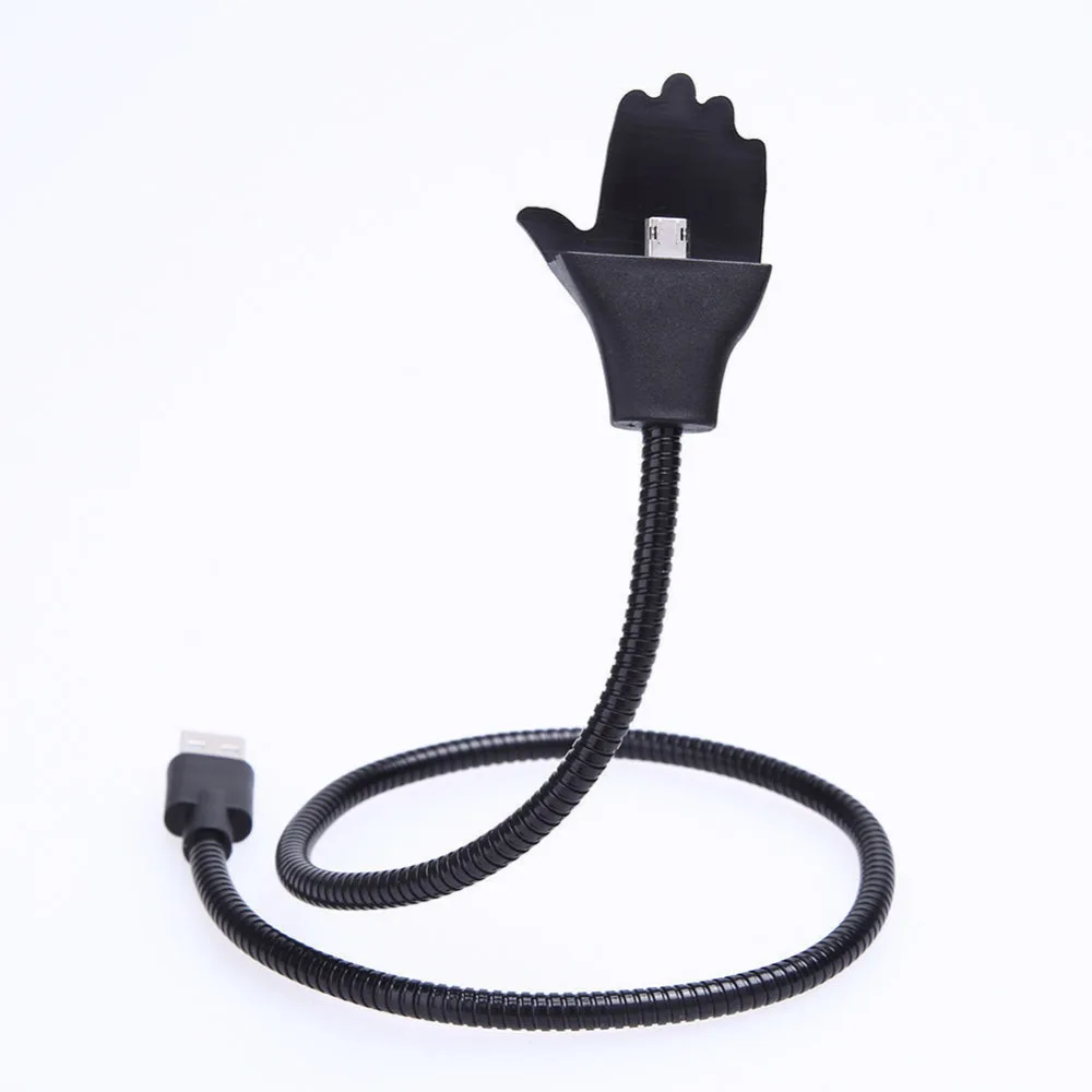 Ленивый кронштейн стоьте вверх usb зарядный стоячий кабель гибкий держатель для телефона зарядное устройство Держатель для iPhone Android
