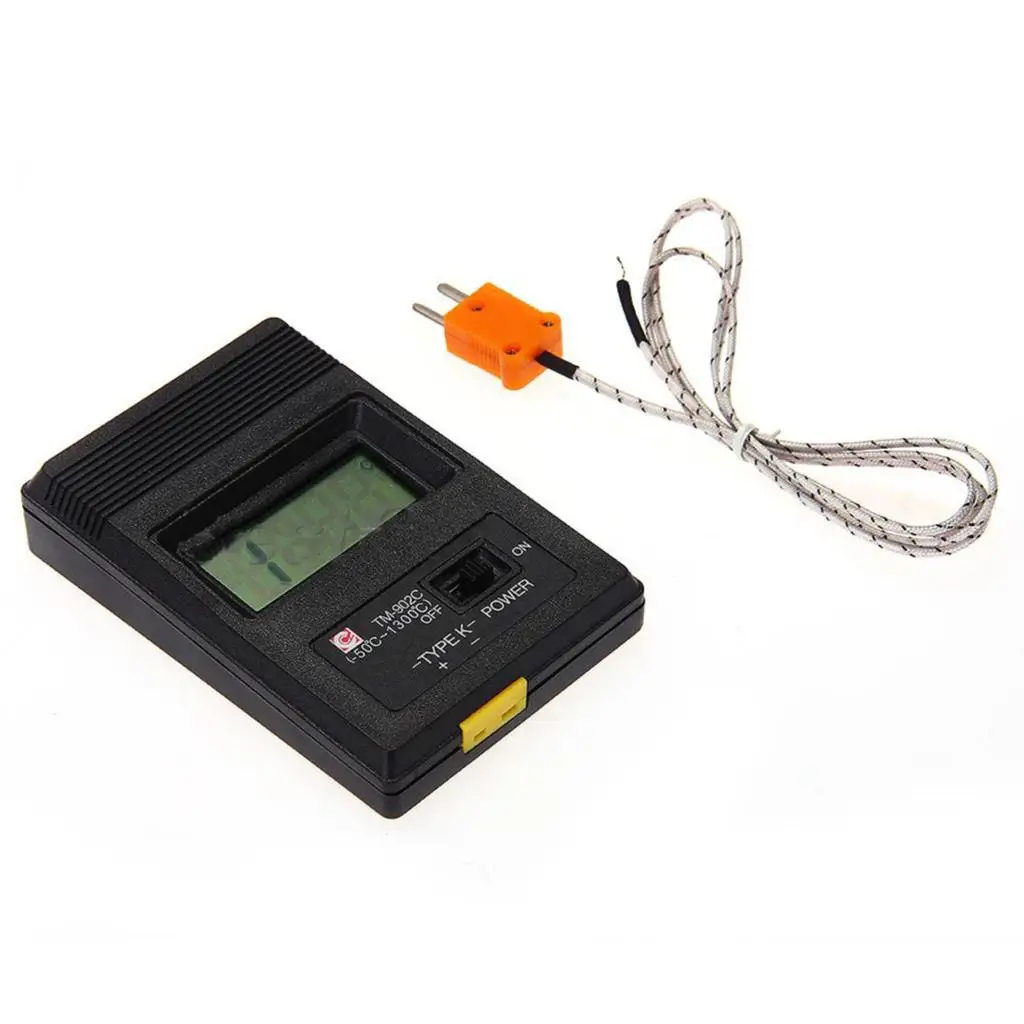 Φ ( 50C до 1300C) измеритель температуры TM902C цифровой K тип термометр датчик +
